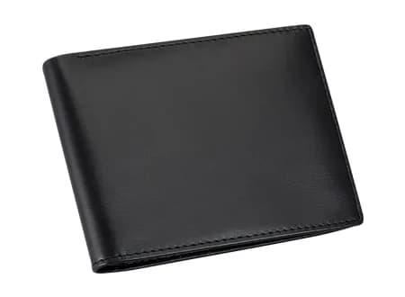 Deluxe Billetera de Cuero — Negro