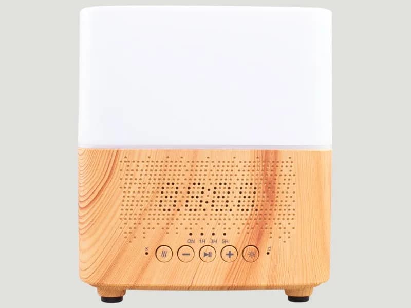 Difusor de Aroma con música — 13.2 x 10.3 x 14.6 cm