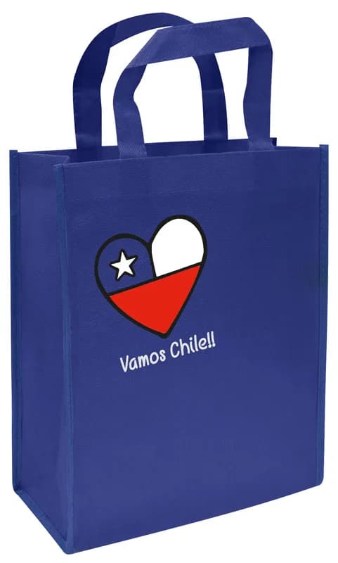 Bolsa TNT Vamos Chile — 25 x 30 x 8 cm
