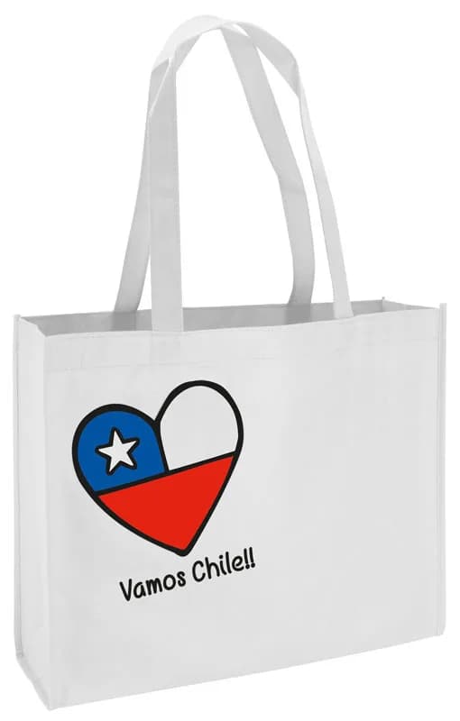 Bolsa TNT Vamos Chile — 40 x 30 x 12 cm