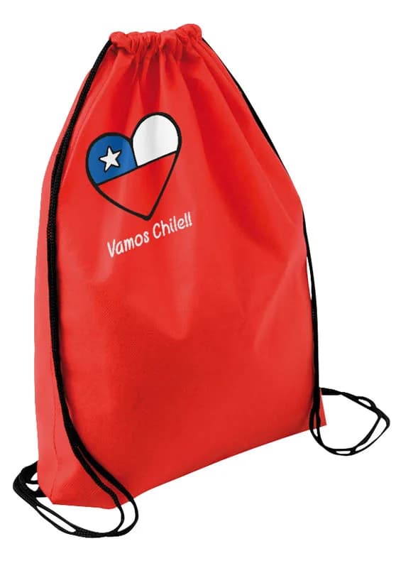 Mochila tipo Morral Vamos Chile!!