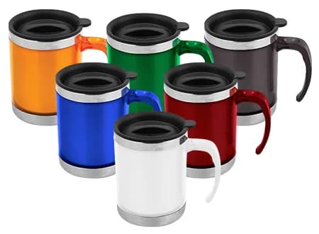 Mug de Acero Inoxidable 440cc — Ø 8.6 x 11.8 cm