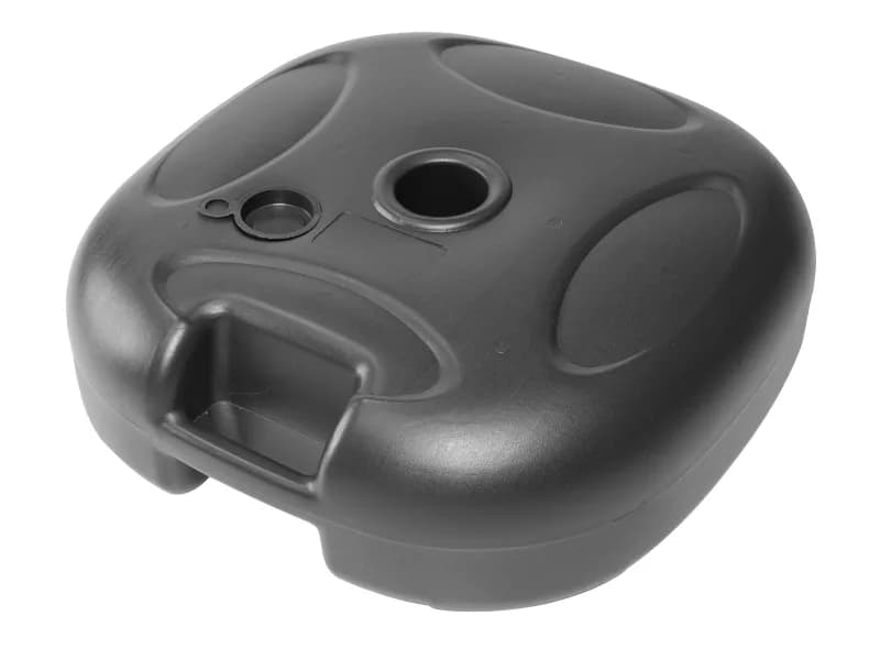 Base plástica rellenable